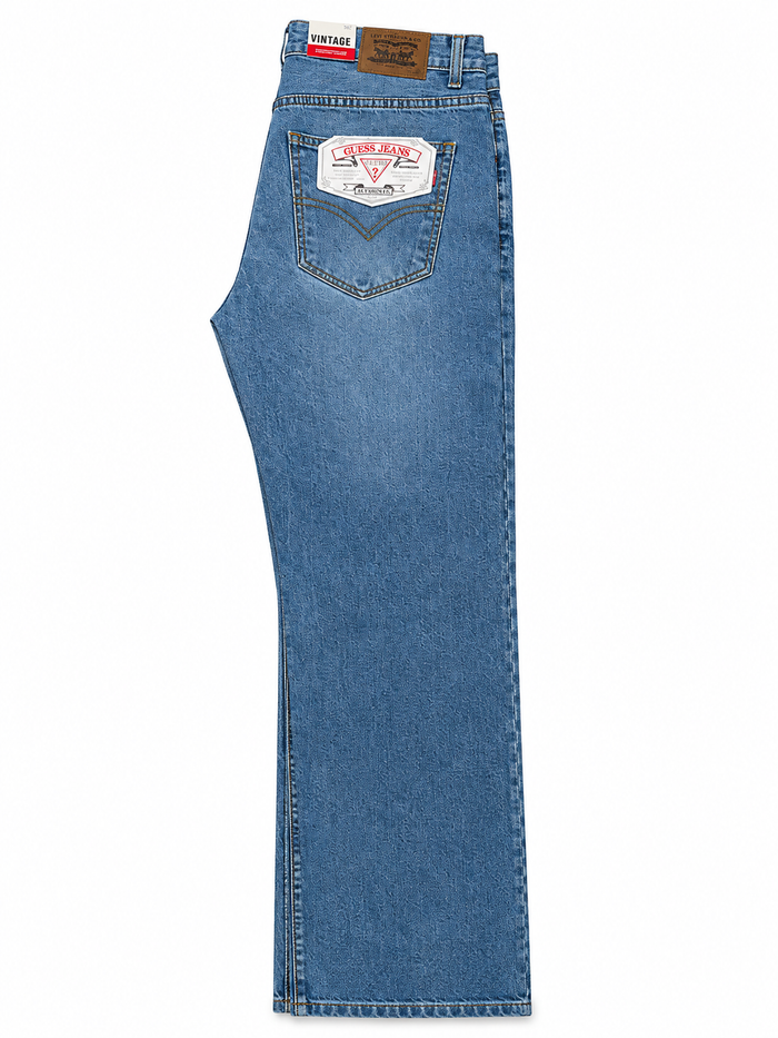 Guess Jeans Vintage Blue Straight-Leg Denim
