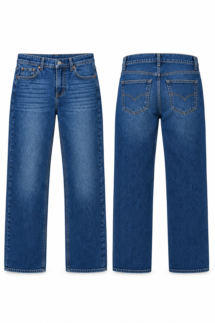 Classic Blue Denim Jeans – Regular Fit | Premium Everyday Jeans