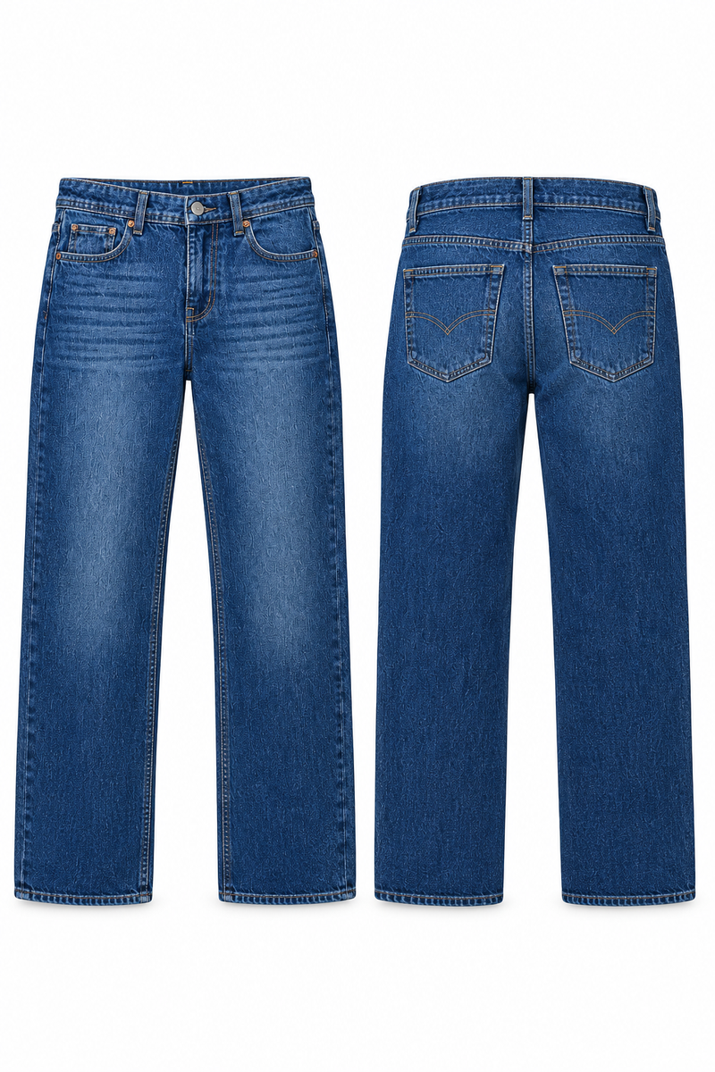 Classic Blue Denim Jeans – Regular Fit | Premium Everyday Jeans