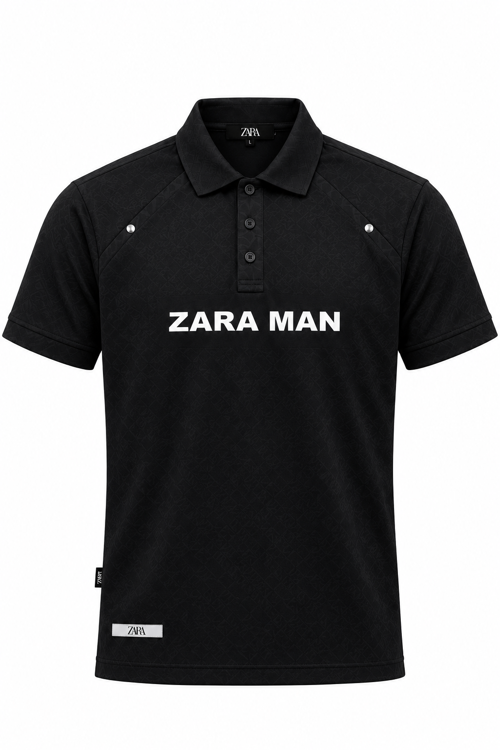 ZARA MAN Premium Casual Polo Shirt – Purple, Navy Blue & Coral Red