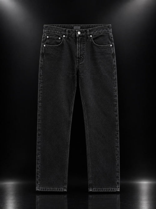 Classic Black Denim Jeans – Regular Fit | Premium Casual Wear