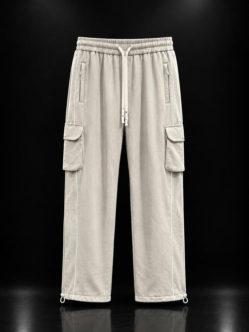 Men's Relaxed Fit Cargo Pants – Cream