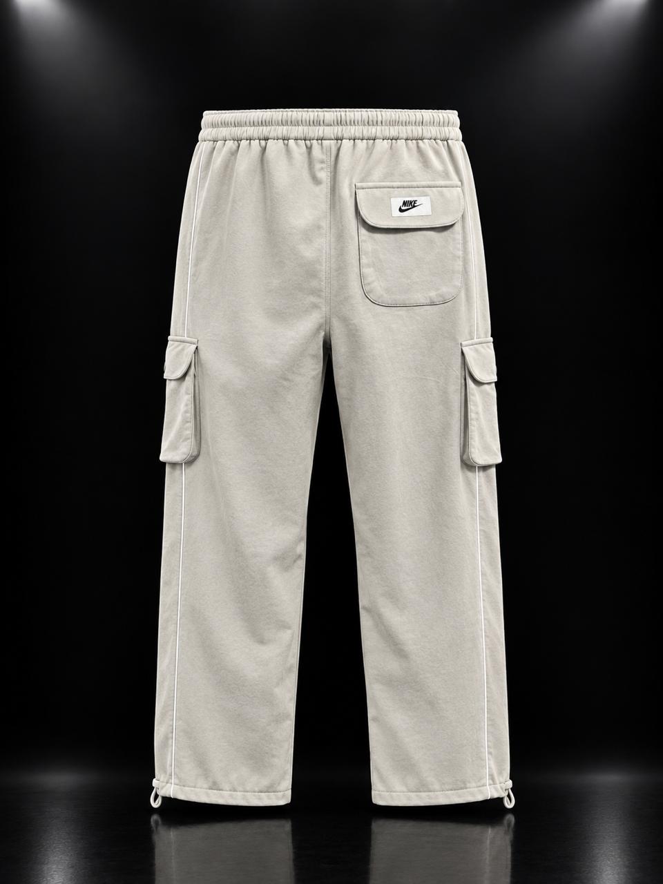 Men's Relaxed Fit Cargo Pants – Cream