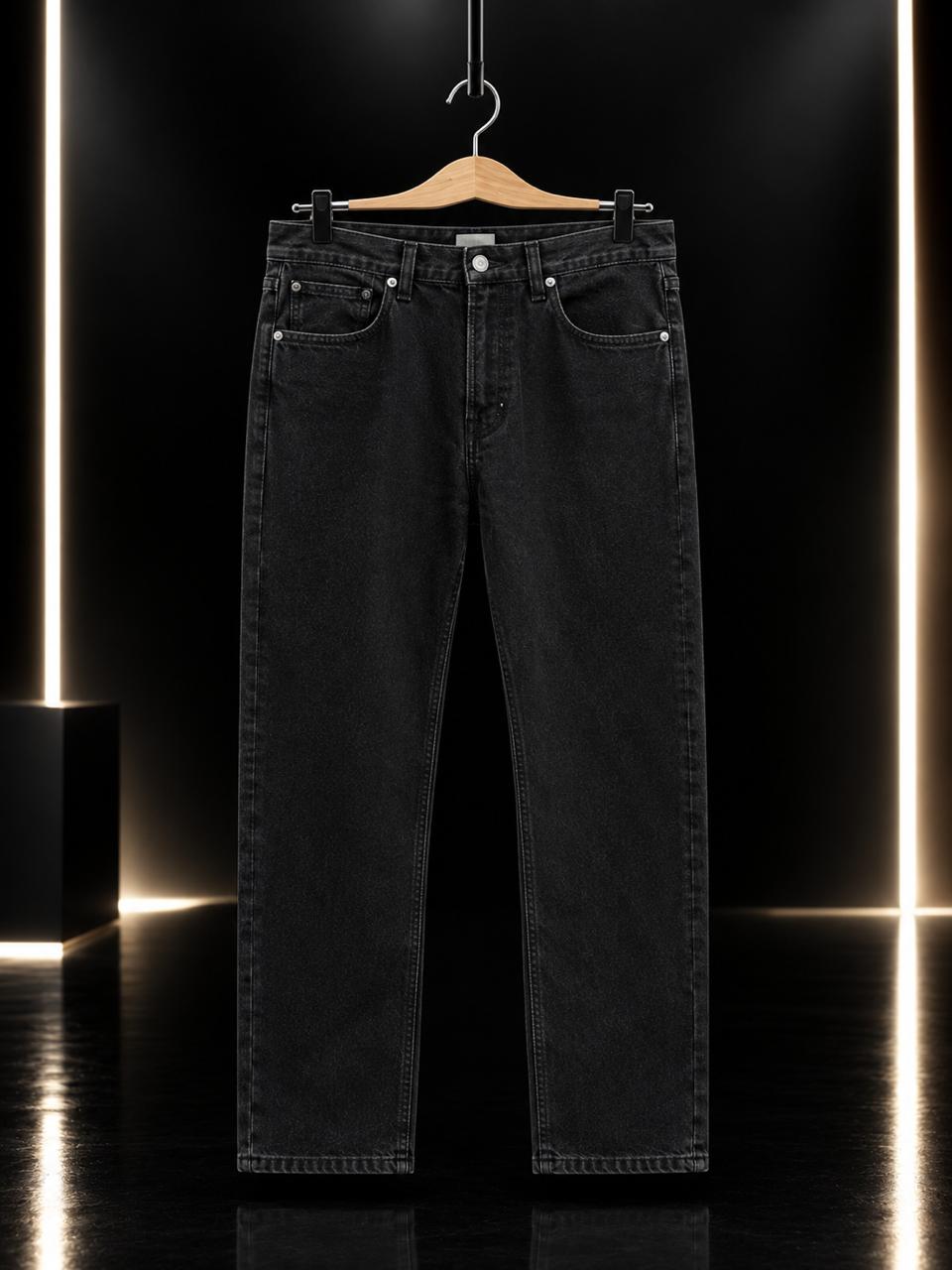 Classic Black Denim Jeans – Regular Fit | Premium Casual Wear